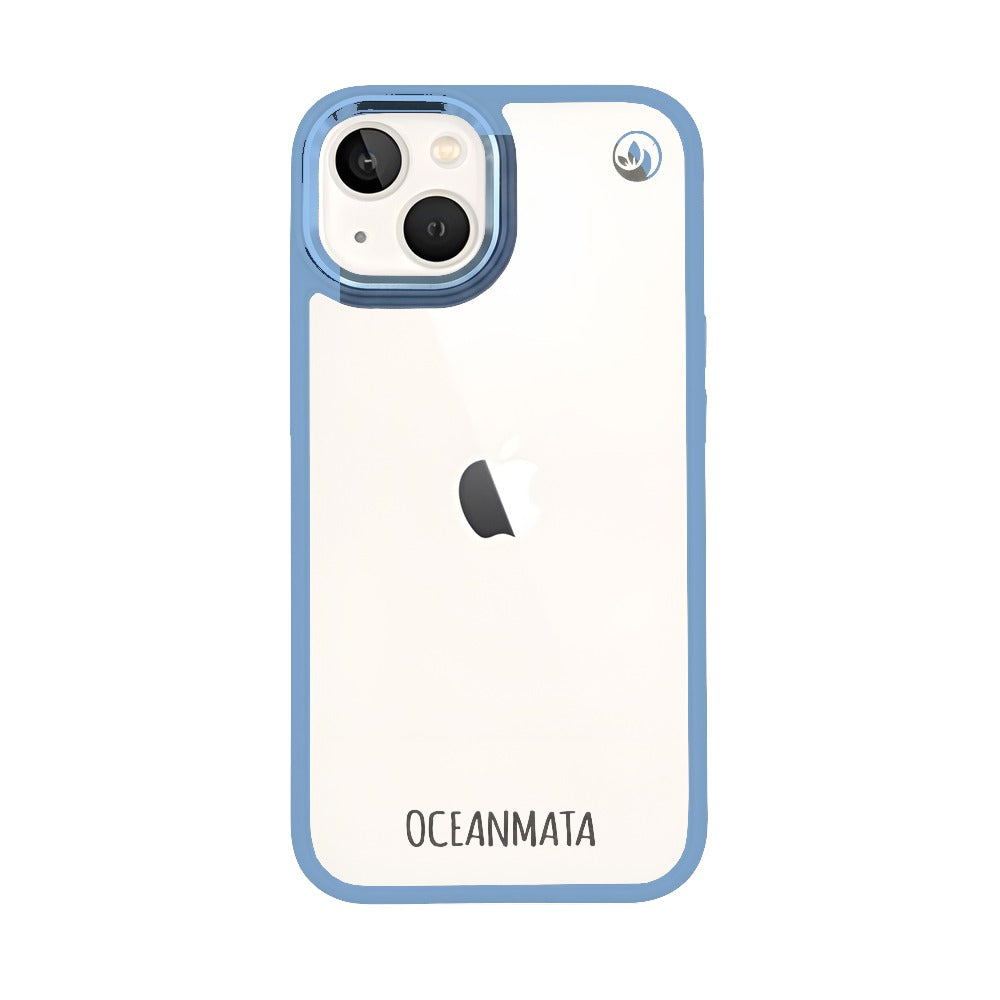 iPhone 13 mini Case - transparent ocean blue - sustainable