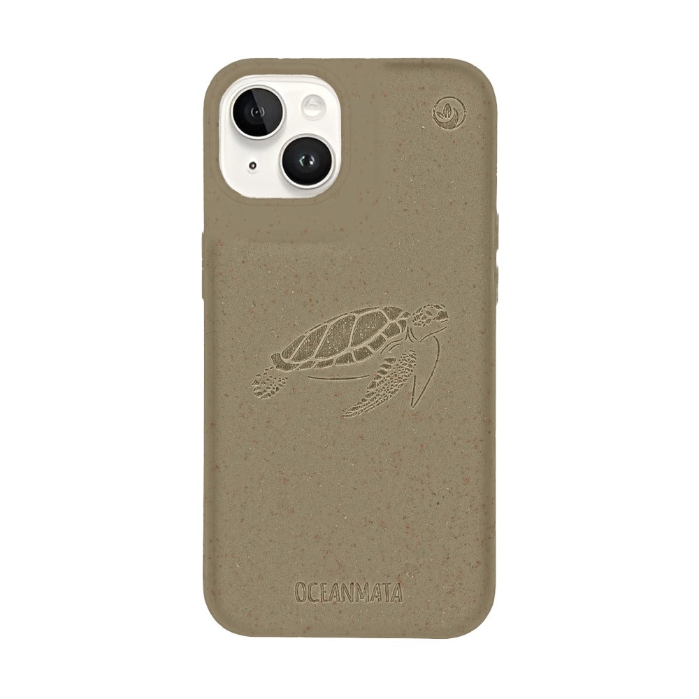 iPhone 14 case - green - "TURTLE" - sustainable