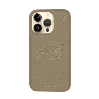 iPhone 14 pro case - green - "TURTLE" - sustainable