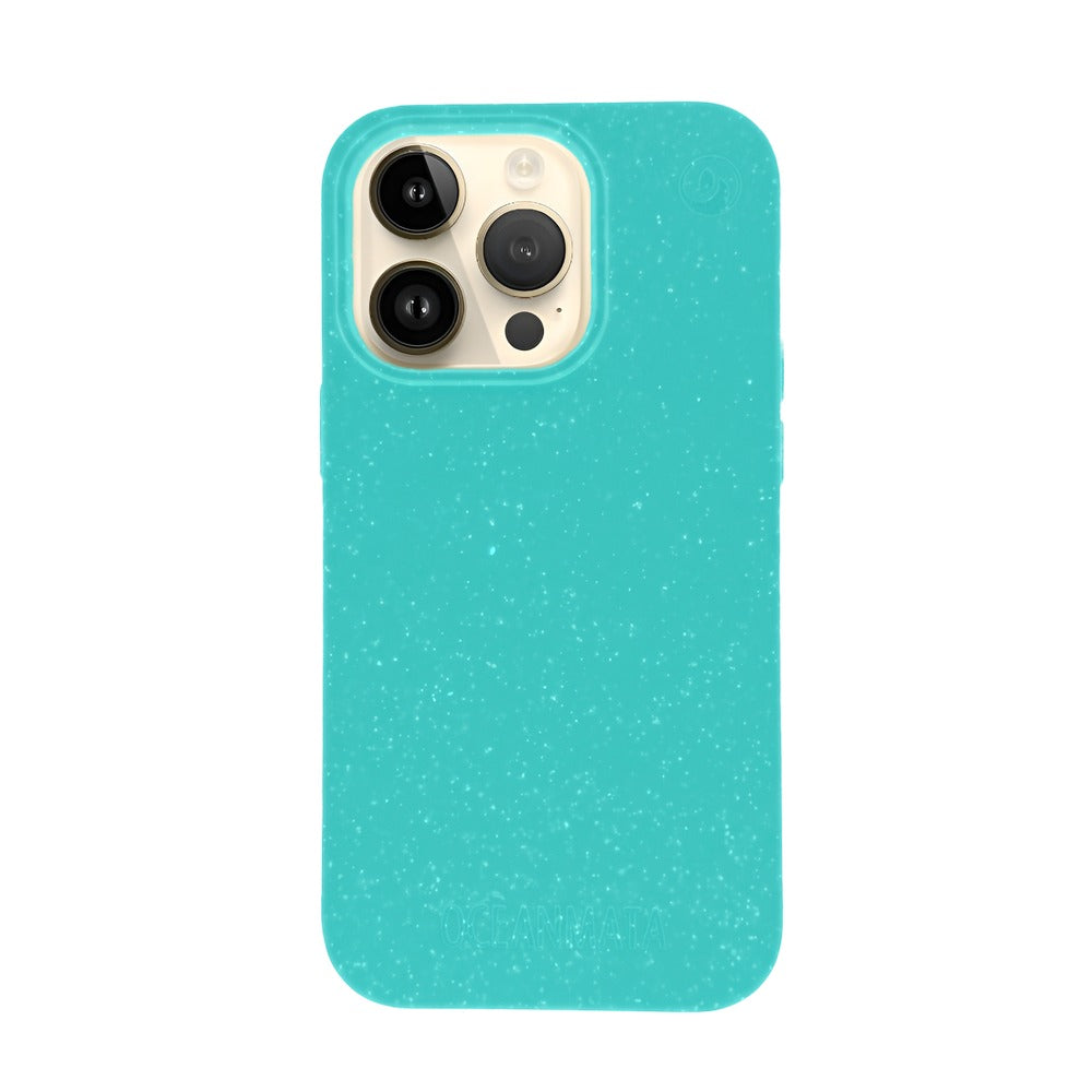 iPhone 14 pro max case - turquoise - sustainable
