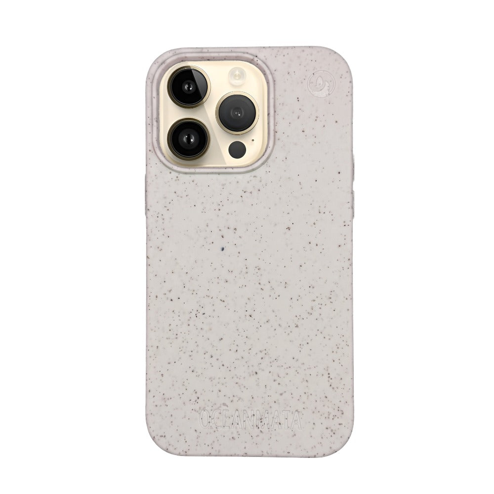 iPhone 14 pro max case - white - sustainable