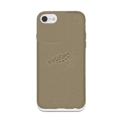 iPhone SE/7/8 case - green - "TURTLE" - sustainable