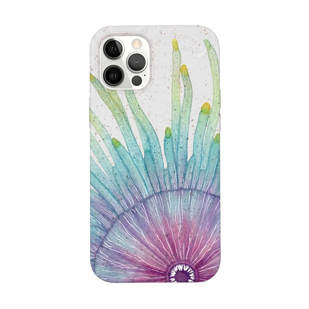 iPhone 12 Pro / iPhone 12 Case - white - "jellybutton" - sustainable