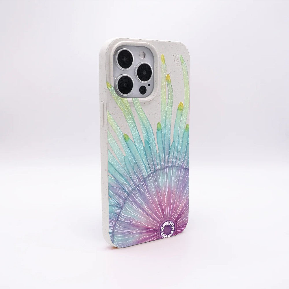 Biologisch abbaubare Handyhülle iPhone 15 pro max Jellybutton — kompostierbar — Rückseite