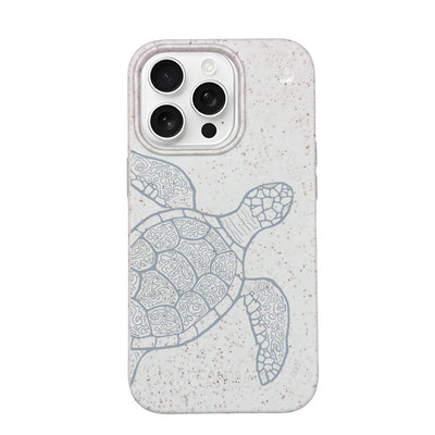 iPhone 16 pro max Hülle - Schildkröte bunt - "Kura-Kura" - nachhaltig
