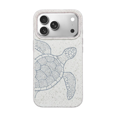 iPhone 17 Pro Case - Colorful Turtle - "Kura-Kura" - sustainable