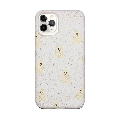 iPhone 11 pro Hülle - Geist weiß - "LittleGhost" - nachhaltig