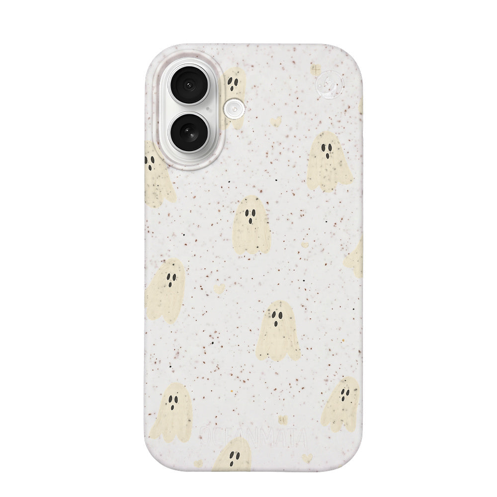 iPhone 17 Hülle - Geist weiß - "LittleGhost" - nachhaltig