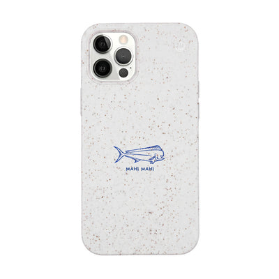 iPhone 12 Pro / iPhone 12 Case - Fish white - "MahiMahi" - sustainable