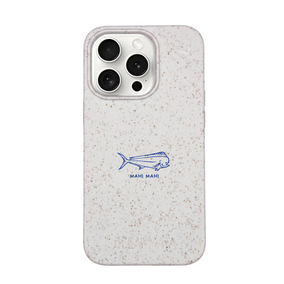 iPhone 15 Pro Max Case - White Fish - "MahiMahi" - Sustainable