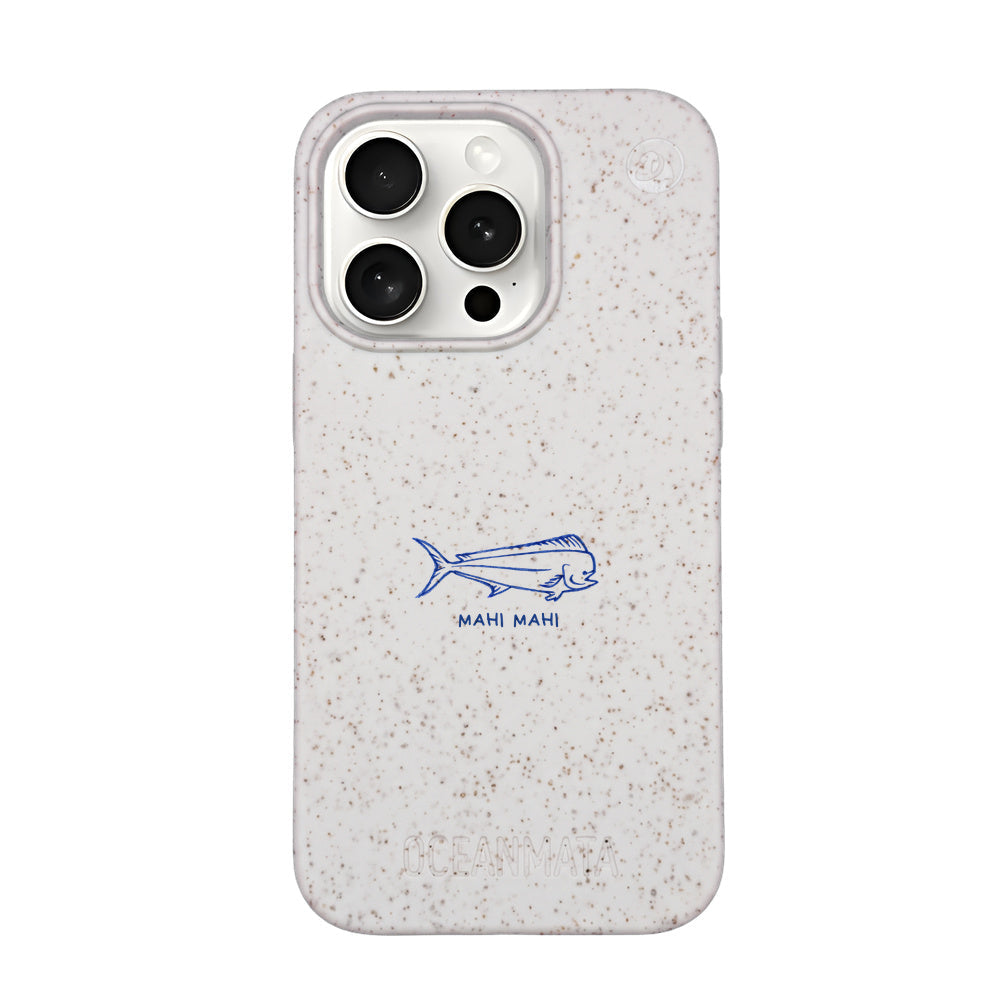 iPhone 15 pro max Hülle - Fisch weiß - "MahiMahi" - nachhaltig