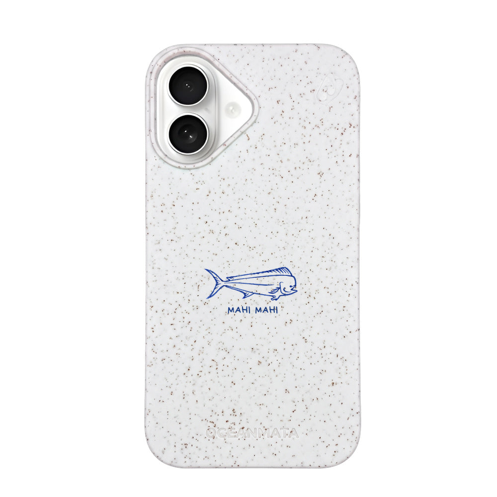iPhone 16 Hülle - Fisch weiß - "MahiMahi" - nachhaltig