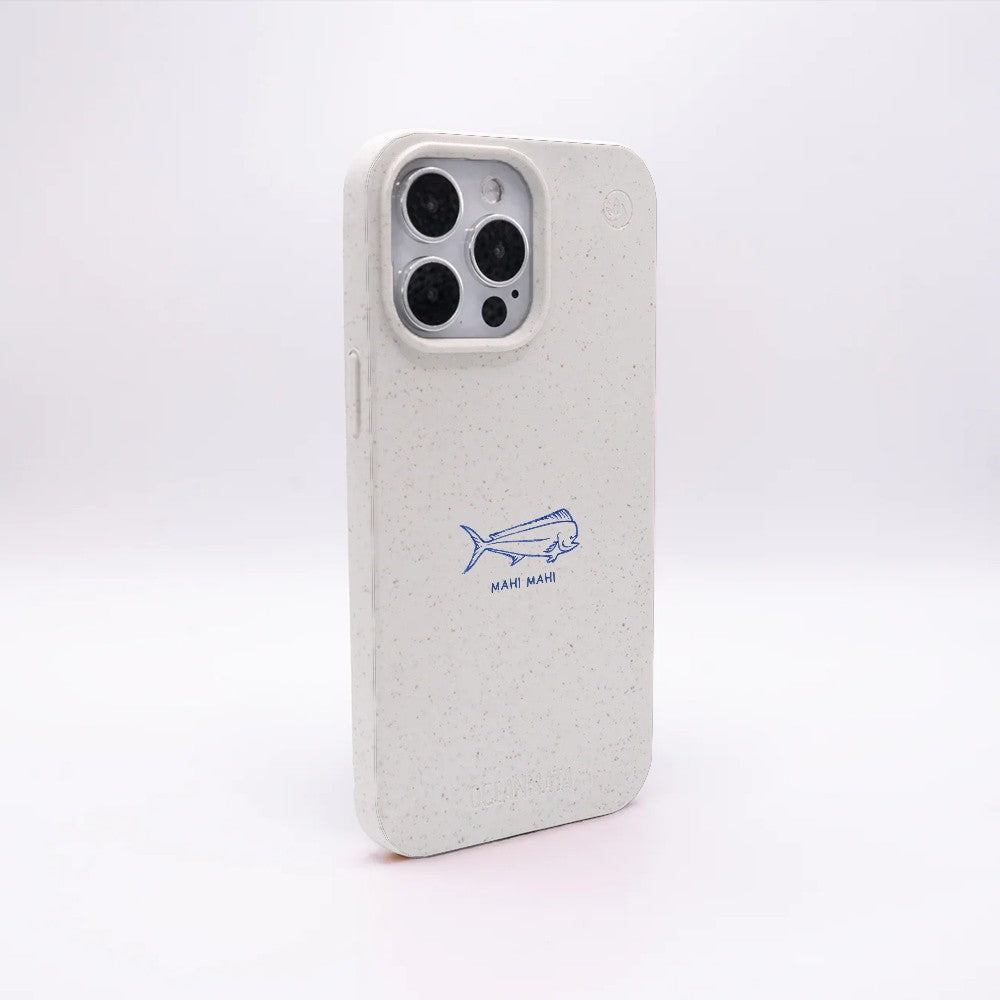 iPhone 16 Hülle - Fisch weiß - "MahiMahi" - nachhaltig