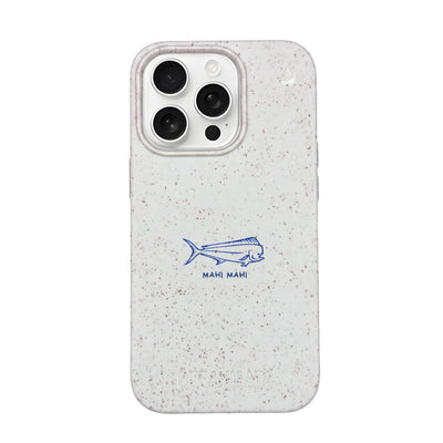 iPhone 16 Pro Case - Fish White - "MahiMahi" - sustainable