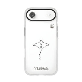Nachhaltige Handyhülle iPhone 17 Air Manta aus Ocean Plastic — Vorderseite