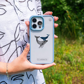 iPhone SE/7/8 Hülle - Wal blau - "BlueWhale" - nachhaltig