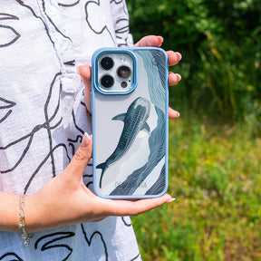 iPhone 13 mini Hülle - Walhai blau - "DeepWater" - nachhaltig