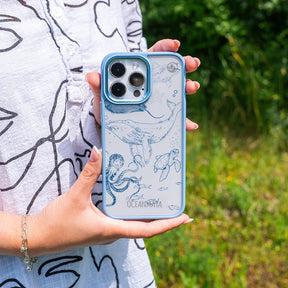 Samsung S25+ Hülle - Wal blau - "WhaleLife" nachhaltig