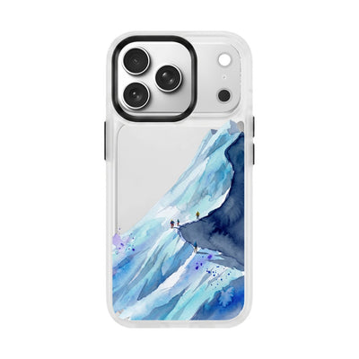 iPhone 17 Pro Case - Hiking Blue - "mountainblue" - sustainable