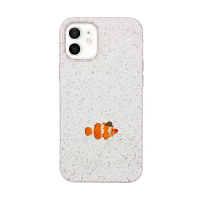 Biologisch abbaubare Handyhülle iPhone 12 mini Mrclownfish — kompostierbar — Vorderseite