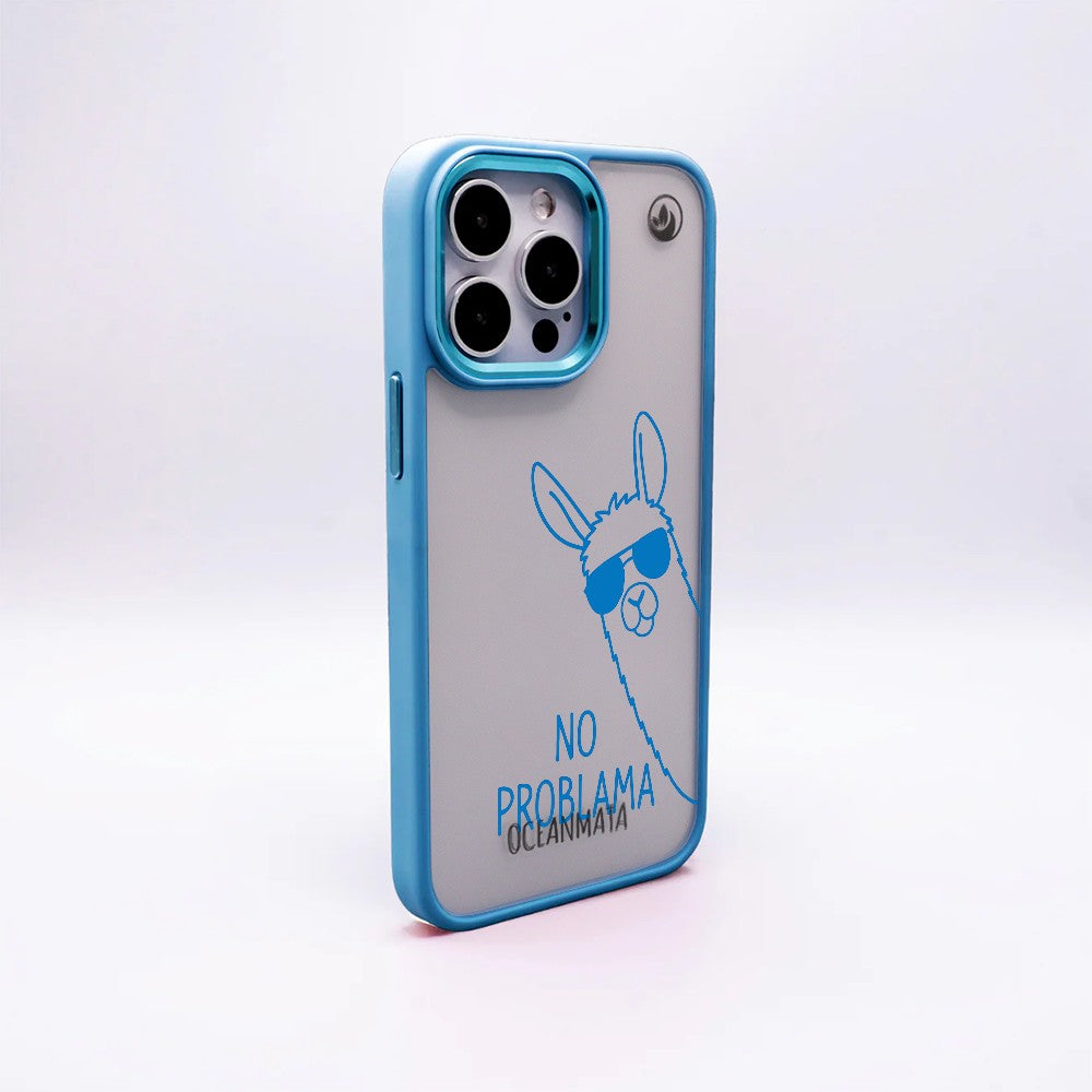 Nachhaltige Handyhülle iPhone 17 pro max Noproblama aus Ocean Plastic — Rückseite