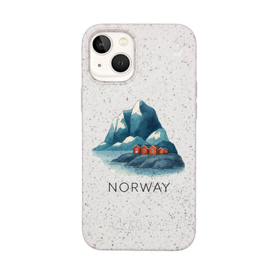 iPhone 13 mini Case - Norway white - "Norway" - sustainable