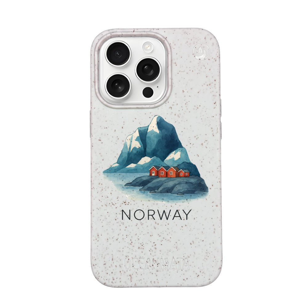 Biologisch abbaubare Handyhülle iPhone 16 pro max Norway — kompostierbar — Vorderseite
