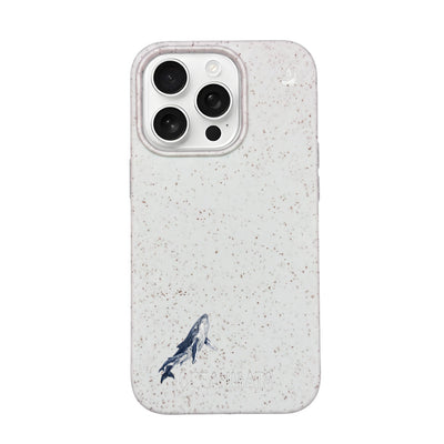 iPhone 16 pro max Hülle - Buckelwal weiß - "OceanLullaby" - nachhaltig