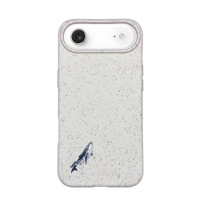 iPhone 17 Air Case - Humpback Whale White - "OceanLullaby" - sustainable