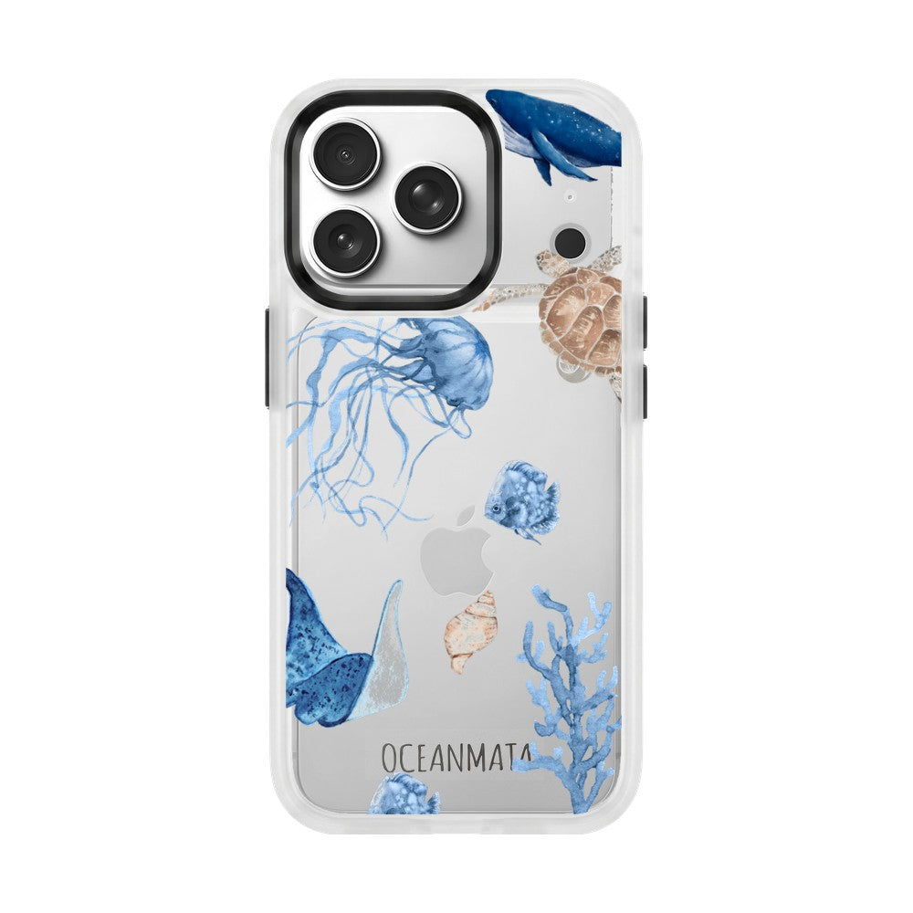iPhone 18 Pro / 17 Pro Hülle - Schildkröte bunt - "Turtle & Friends" - nachhaltig