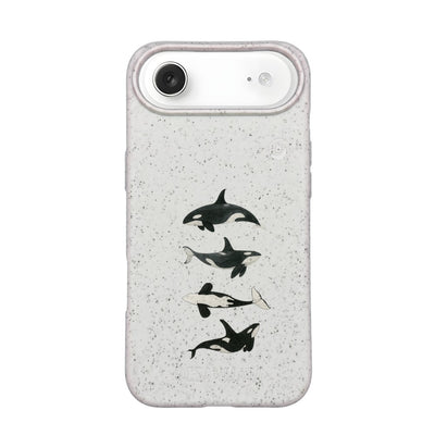 iPhone 17 Air Case - Orca White - "OrcaFamily" - sustainable