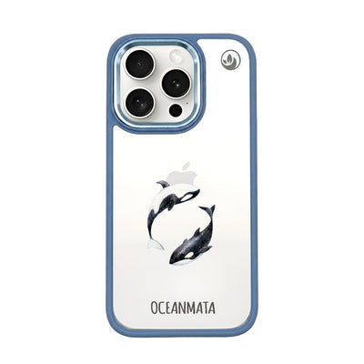 iPhone 15 Pro Max Case - Orca Blue - "OrcaFlow" - Sustainable