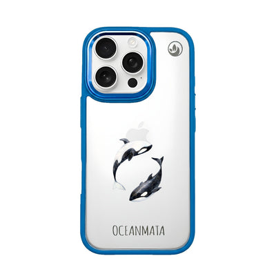 iPhone 16 Pro Case - Orca Blue - "OrcaFlow" - sustainable