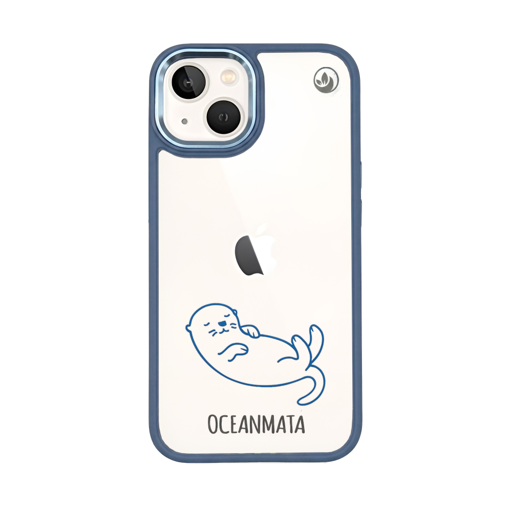 iPhone 13 hoesje - Otterblauw - Duurzaam