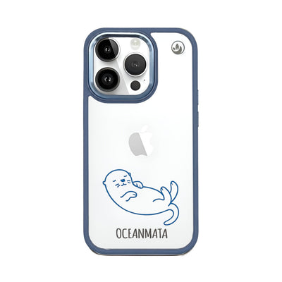iPhone 14 pro Hülle - Otter blau - "Otter" - nachhaltig