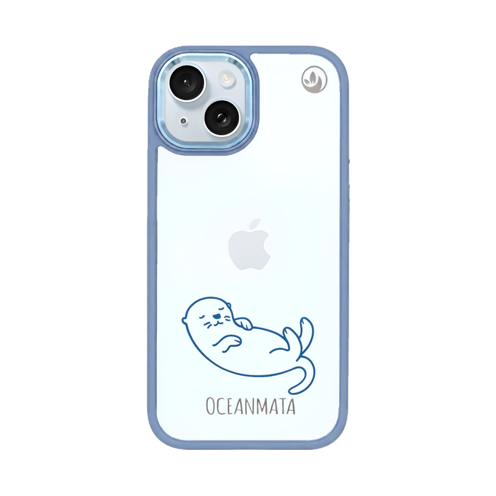 iPhone 15 hoesje - Otterblauw - Duurzaam