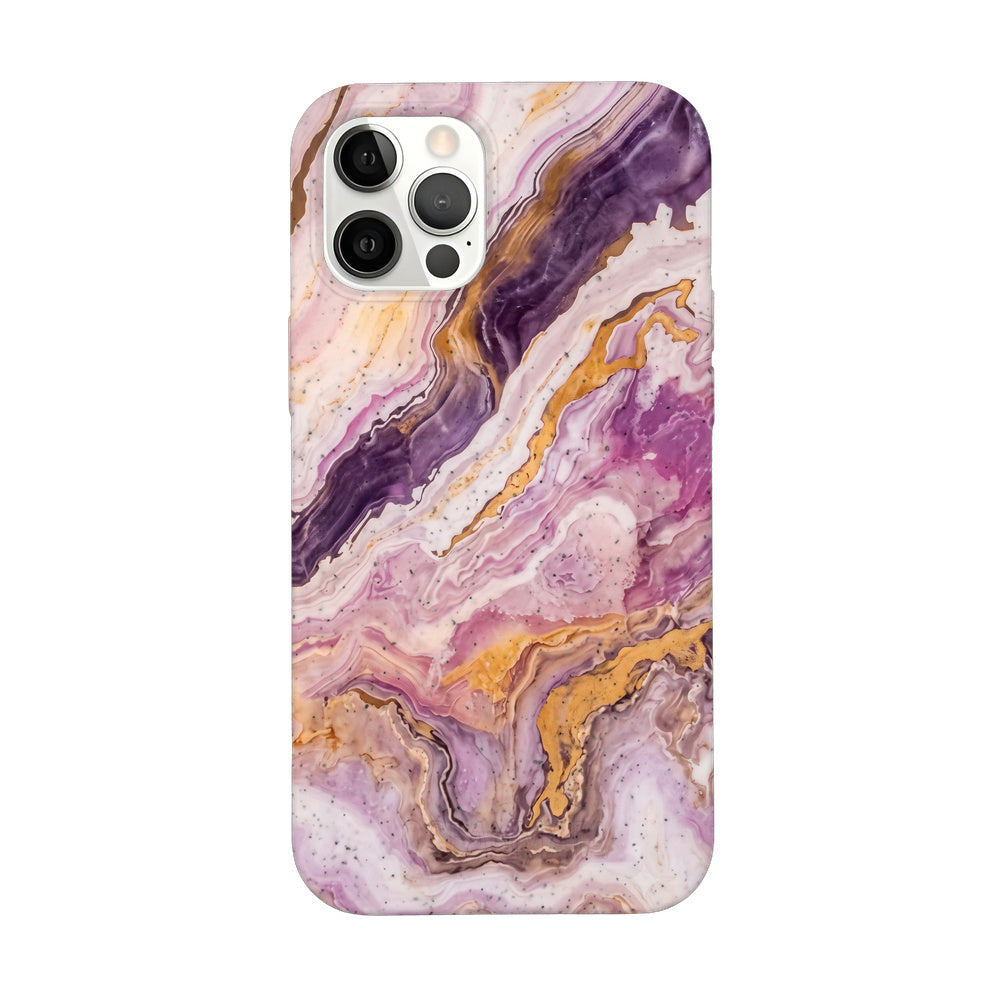 iPhone 12 Pro / iPhone 12 Case - Marble Pink - "PinkMarble" - sustainable
