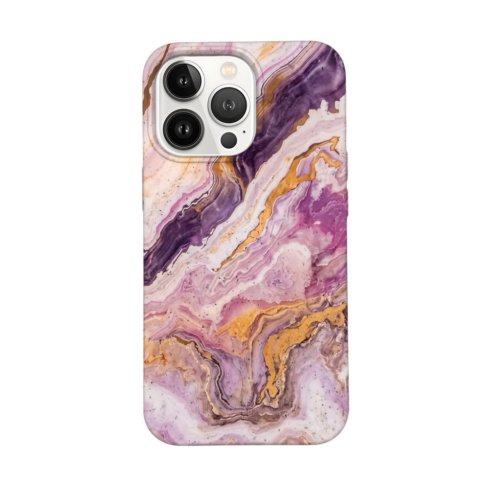 iPhone 13 pro max Hülle - Marmor pink - "PinkMarble" - nachhaltig