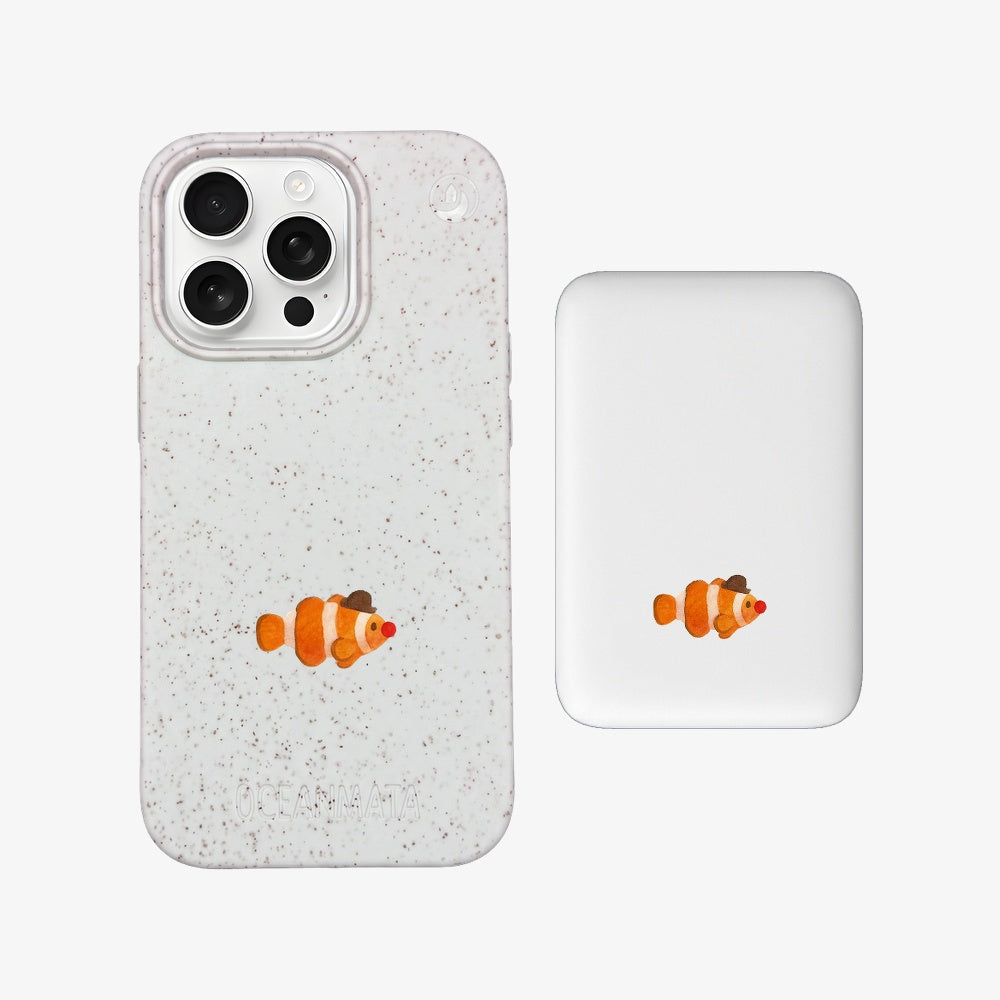 Powerbank MagSafe - "Mr.Clown-Fish" - nachhaltig