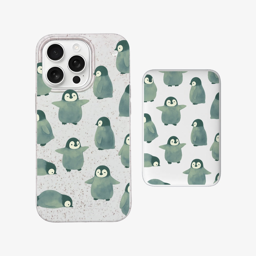 Powerbank MagSafe - "pinguinandfriends" - nachhaltig