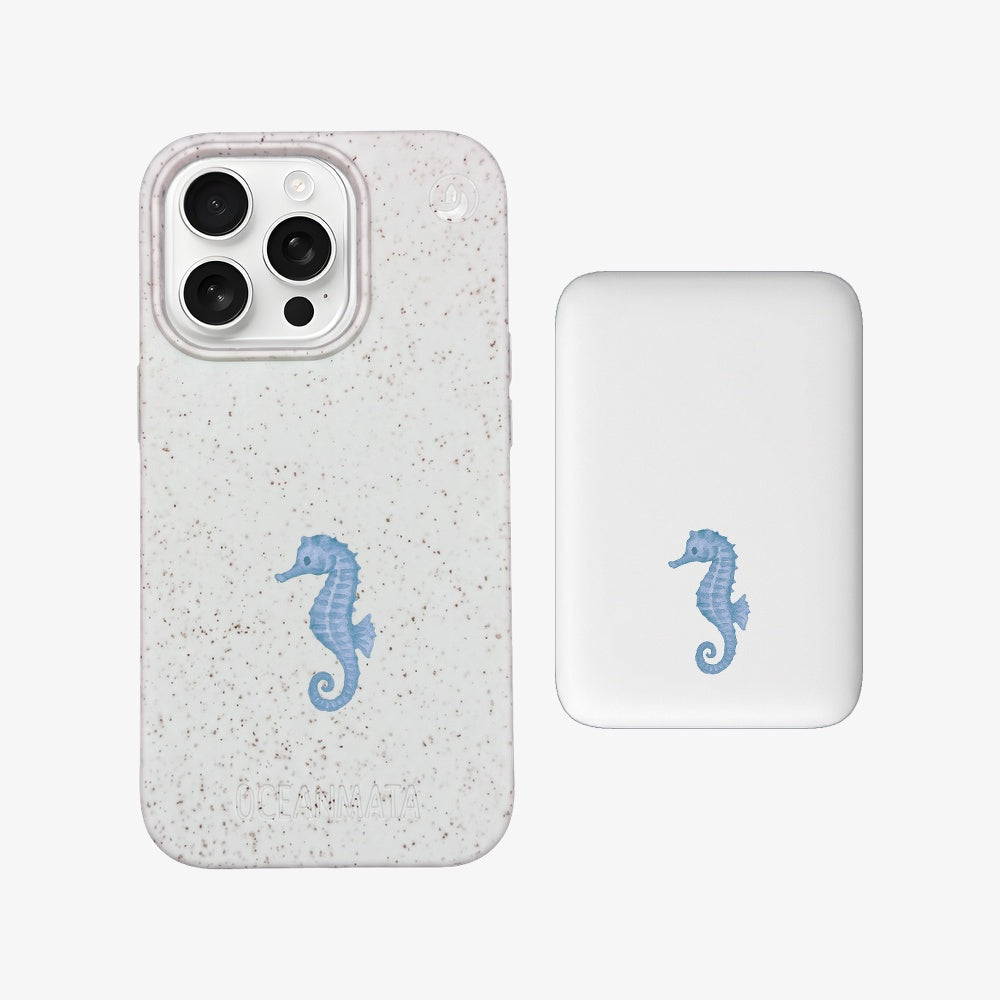 Powerbank MagSafe - "SeahorseTale" - nachhaltig