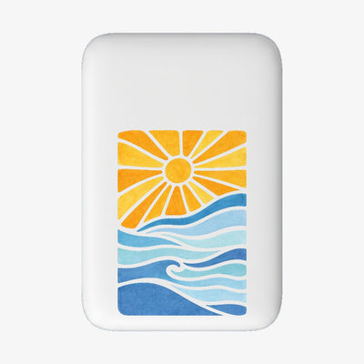 Powerbank MagSafe - "Sun&Sea" - nachhaltig
