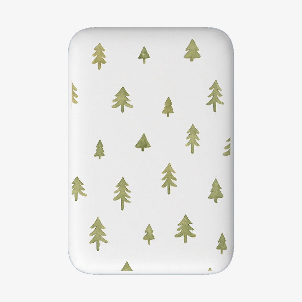 Powerbank MagSafe - "Winterwald" - nachhaltig