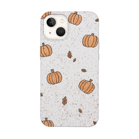 Biologisch abbaubare Handyhülle iPhone 13 Pumpkin — kompostierbar — Vorderseite