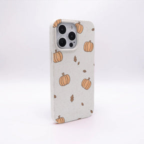 Biologisch abbaubare Handyhülle iPhone 17 Air Pumpkin — kompostierbar — Rückseite