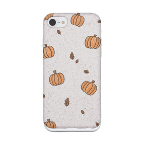 Biologisch abbaubare Handyhülle iPhone SE/7/8 Pumpkin — kompostierbar — Vorderseite