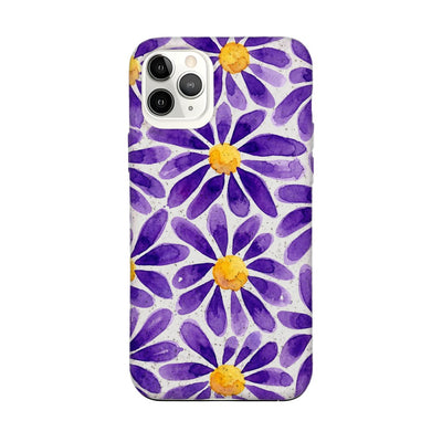 iPhone 11 pro Hülle - Blumen lila - "purplebloom" - nachhaltig