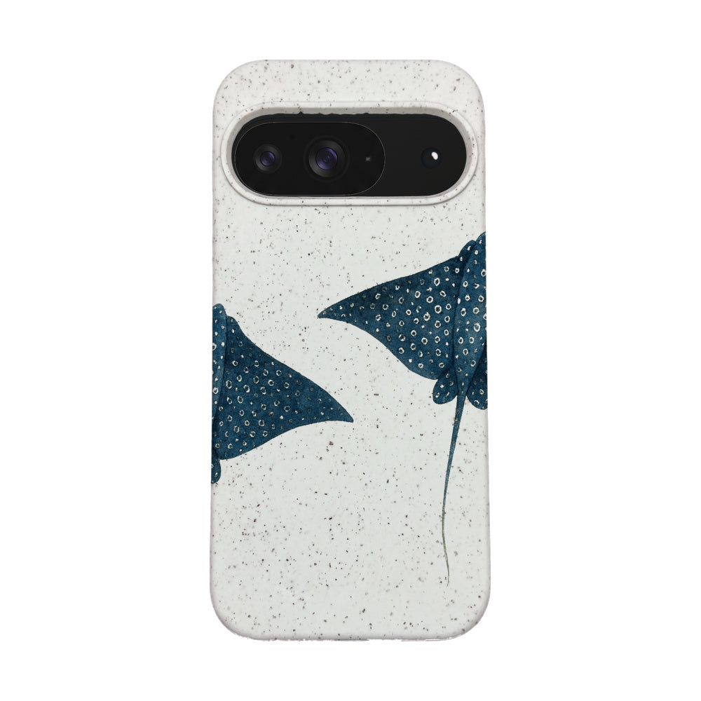 Google Pixel 9 / 9 Pro Case - Ray White - "RayDance" - sustainable