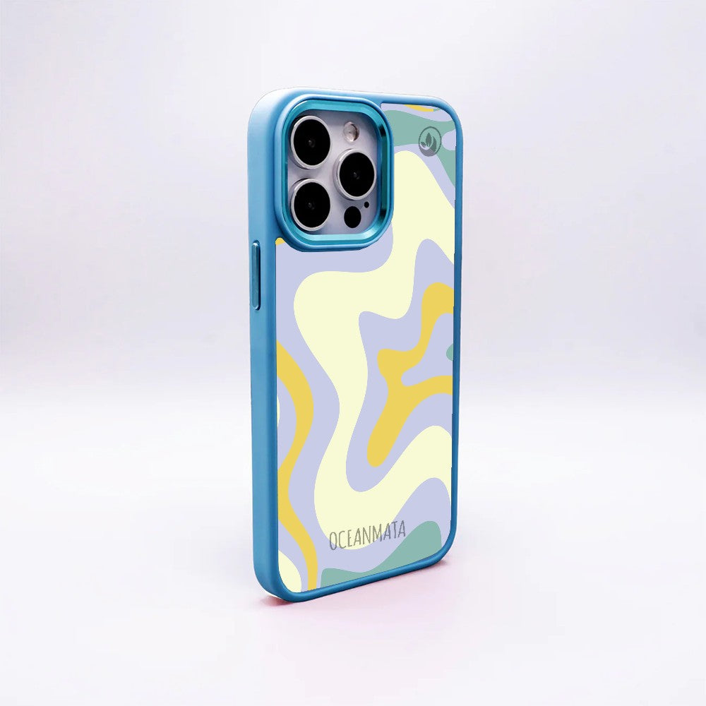 Nachhaltige Handyhülle iPhone 17 Retrosummer aus Ocean Plastic — Rückseite
