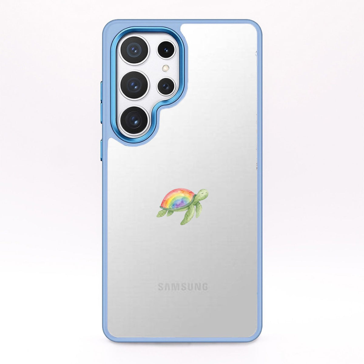 Samsung S25 Ultra Hülle - Schildkröte blau - "Queertle" - nachhaltig